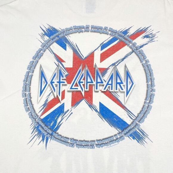 Vintage Def Leppard Band Tee Mens XL 2002 Tour Rock Shirt - Picture 5 of 6